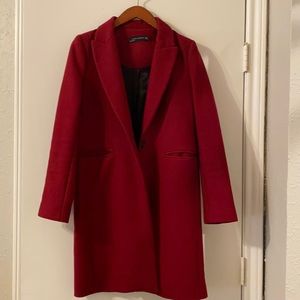 Red Zara Coat